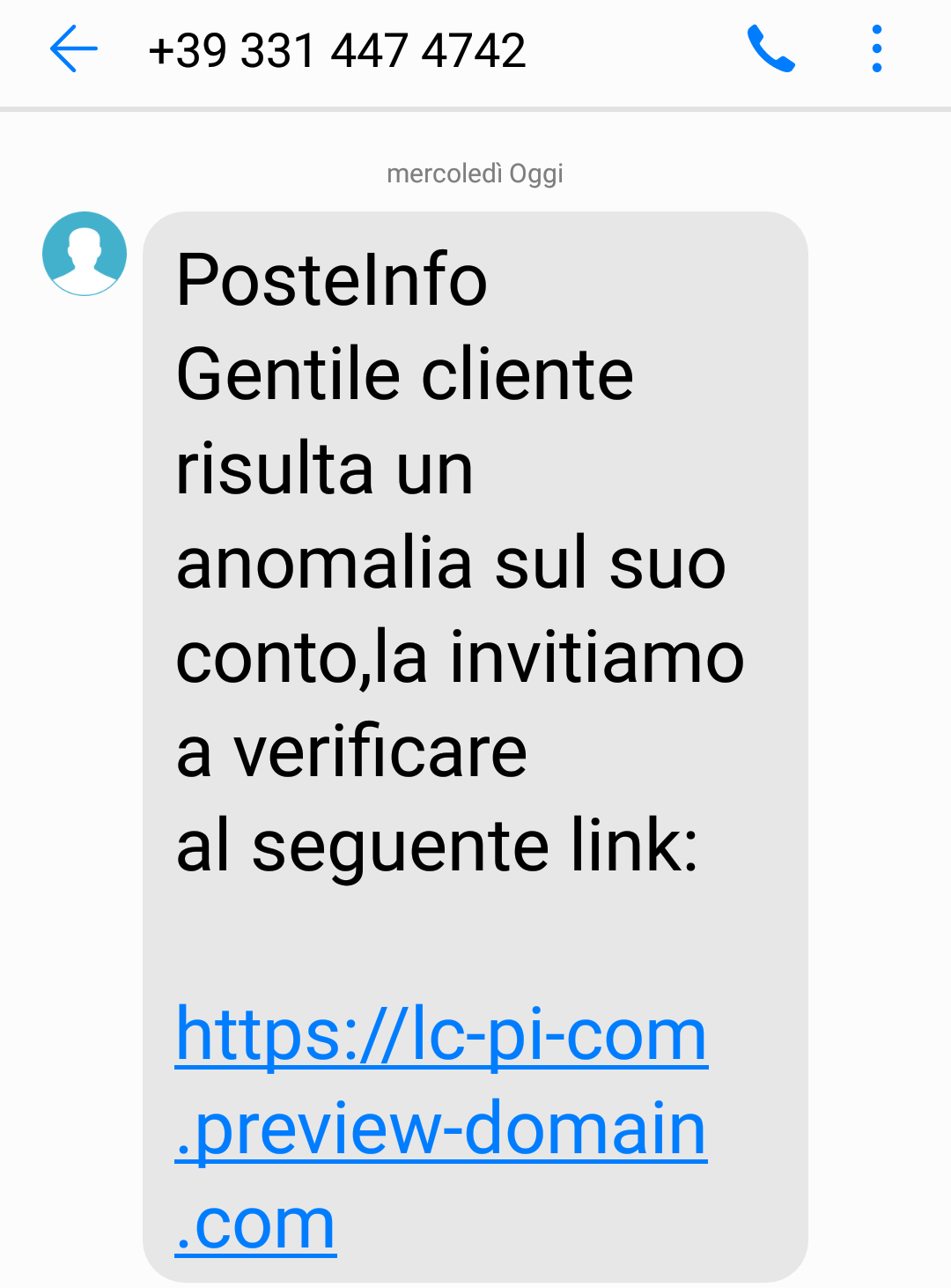 Posteid Si è Verificato Un Errore